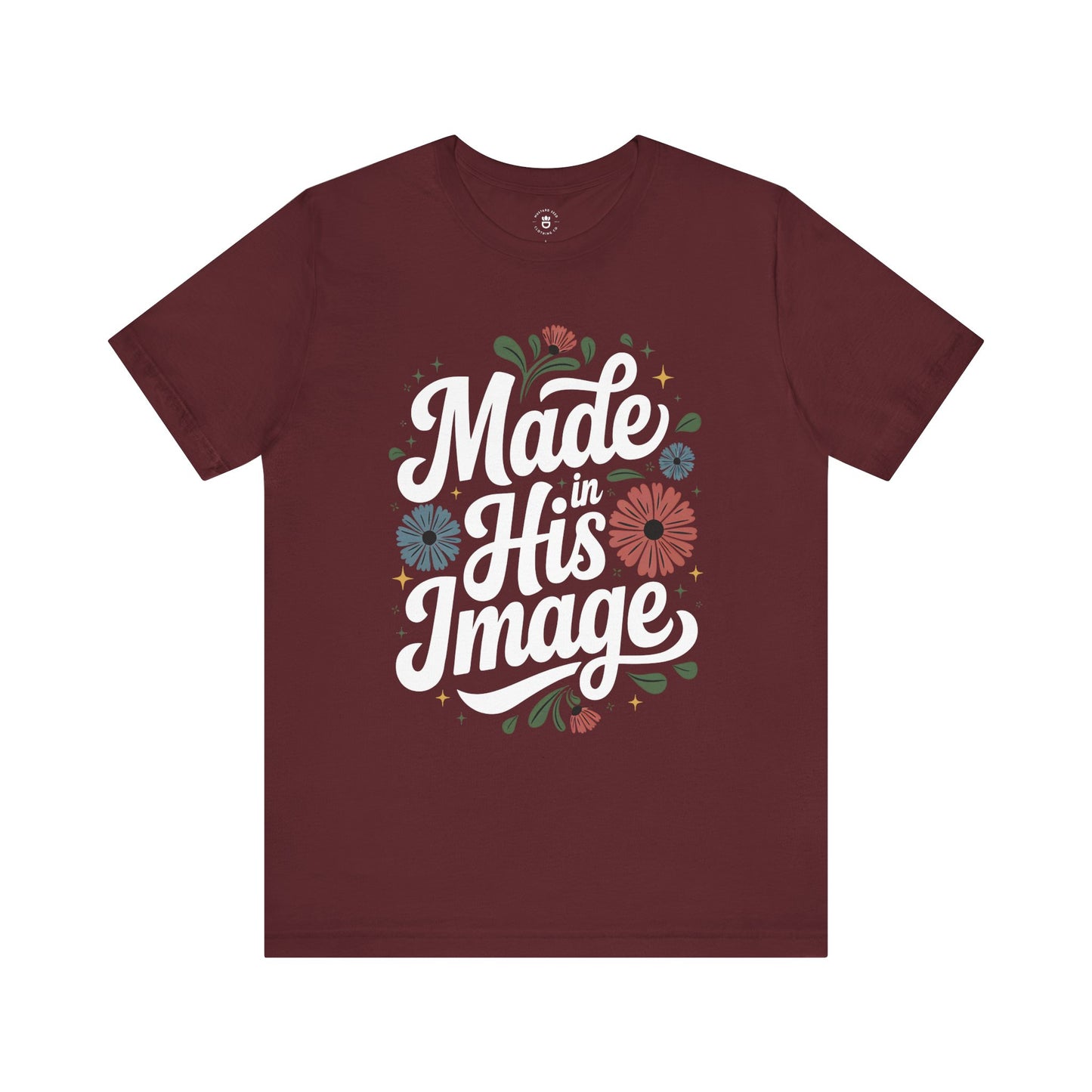 "In His Image" Women's Jersey Short Sleeve Tee