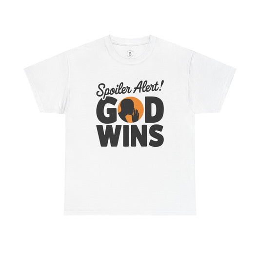 "God Wins" Unisex Heavy Cotton Tee