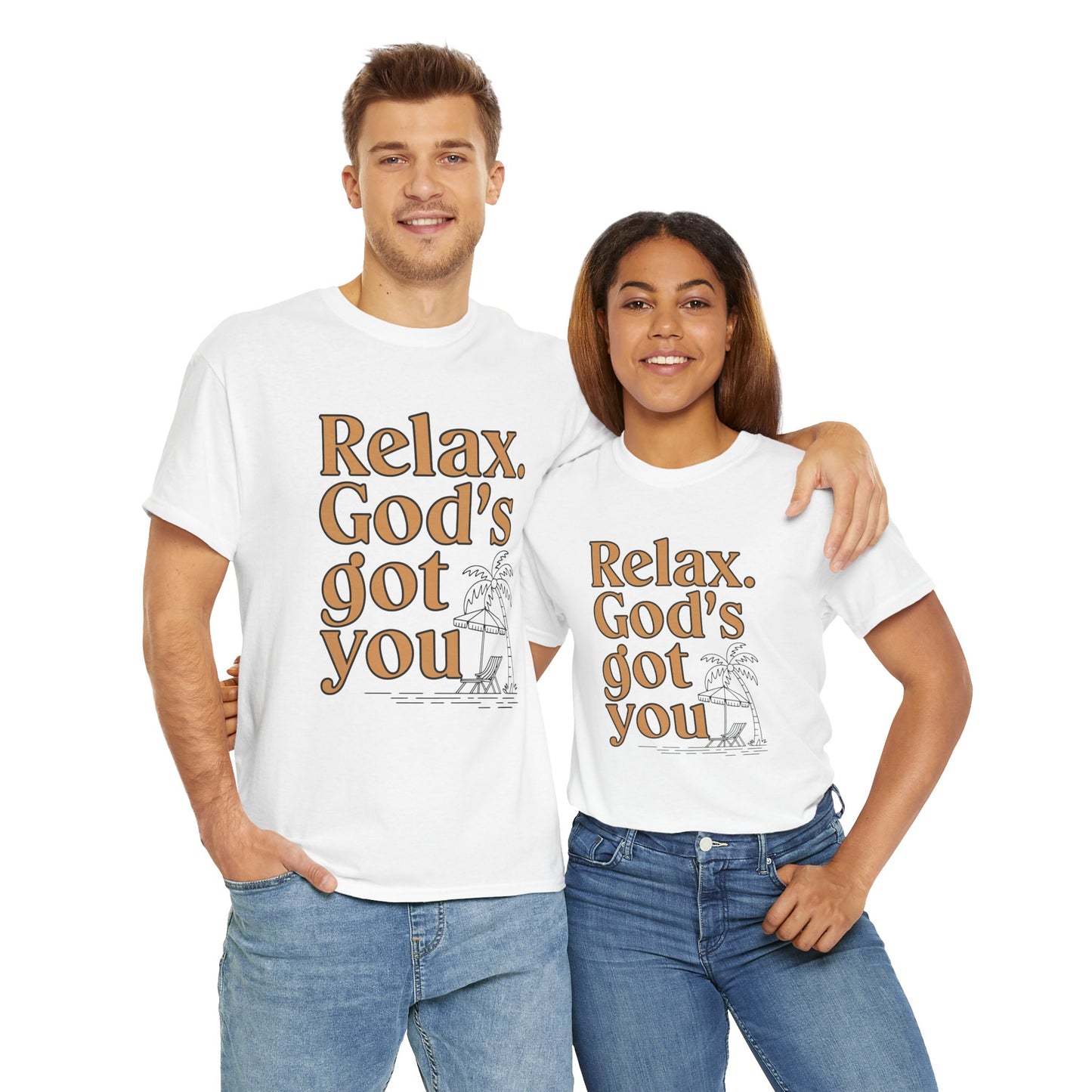 "Relax" Unisex Heavy Cotton Tee