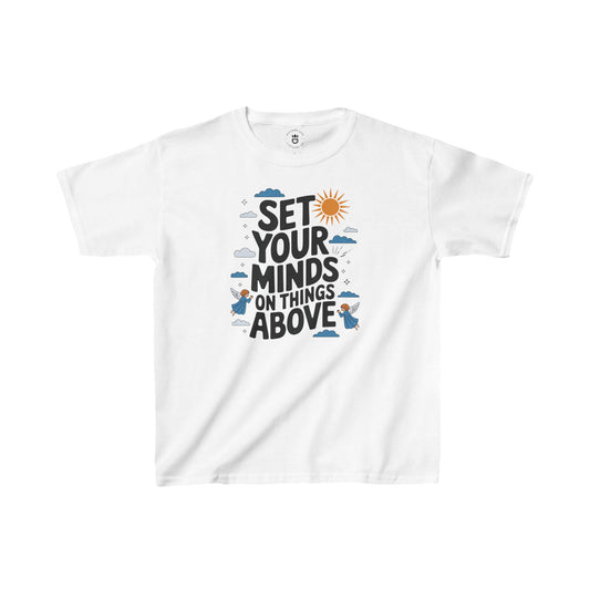 "Set Your Minds" Kids Heavy Cotton™ Tee