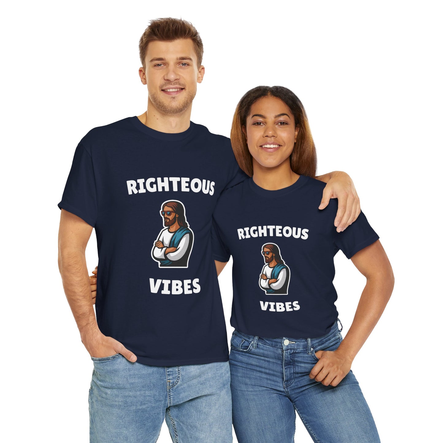 "Righteous Vibes" Unisex Heavy Cotton Tee