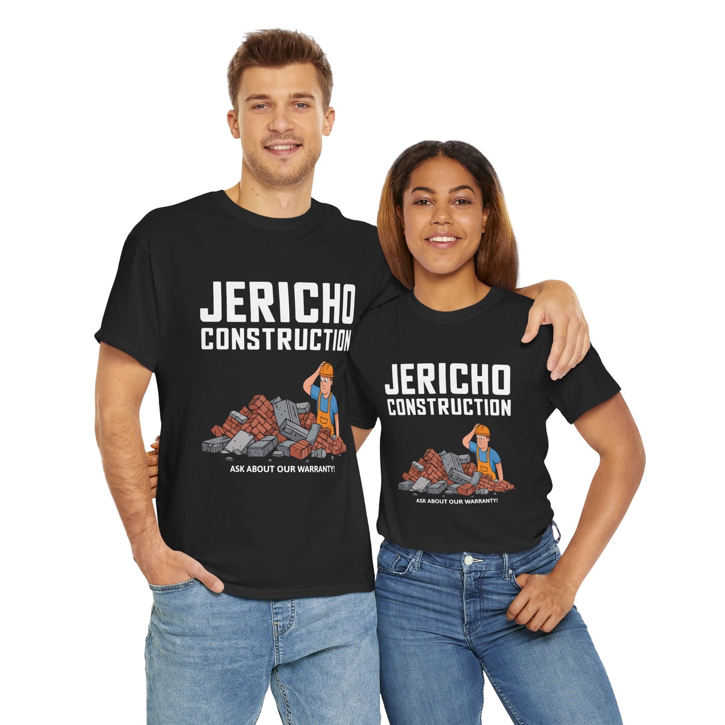 "Jericho Construction" Unisex Heavy Cotton Tee