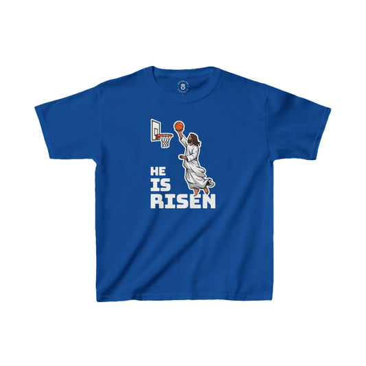 "He Is Risen" Kids Heavy Cotton™ Tee