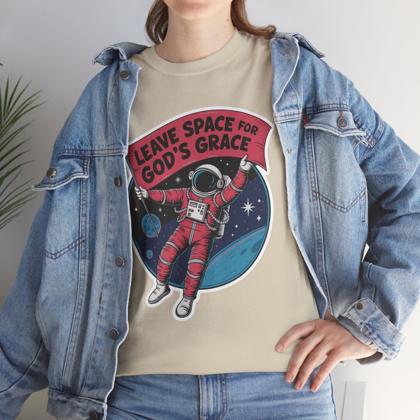 "Leave Space" Unisex Heavy Cotton Tee