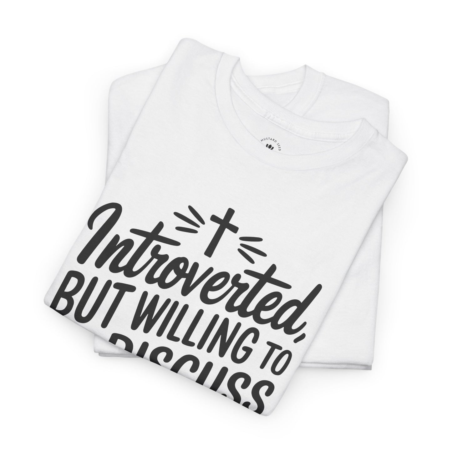 "Introverted" Unisex Heavy Cotton Tee