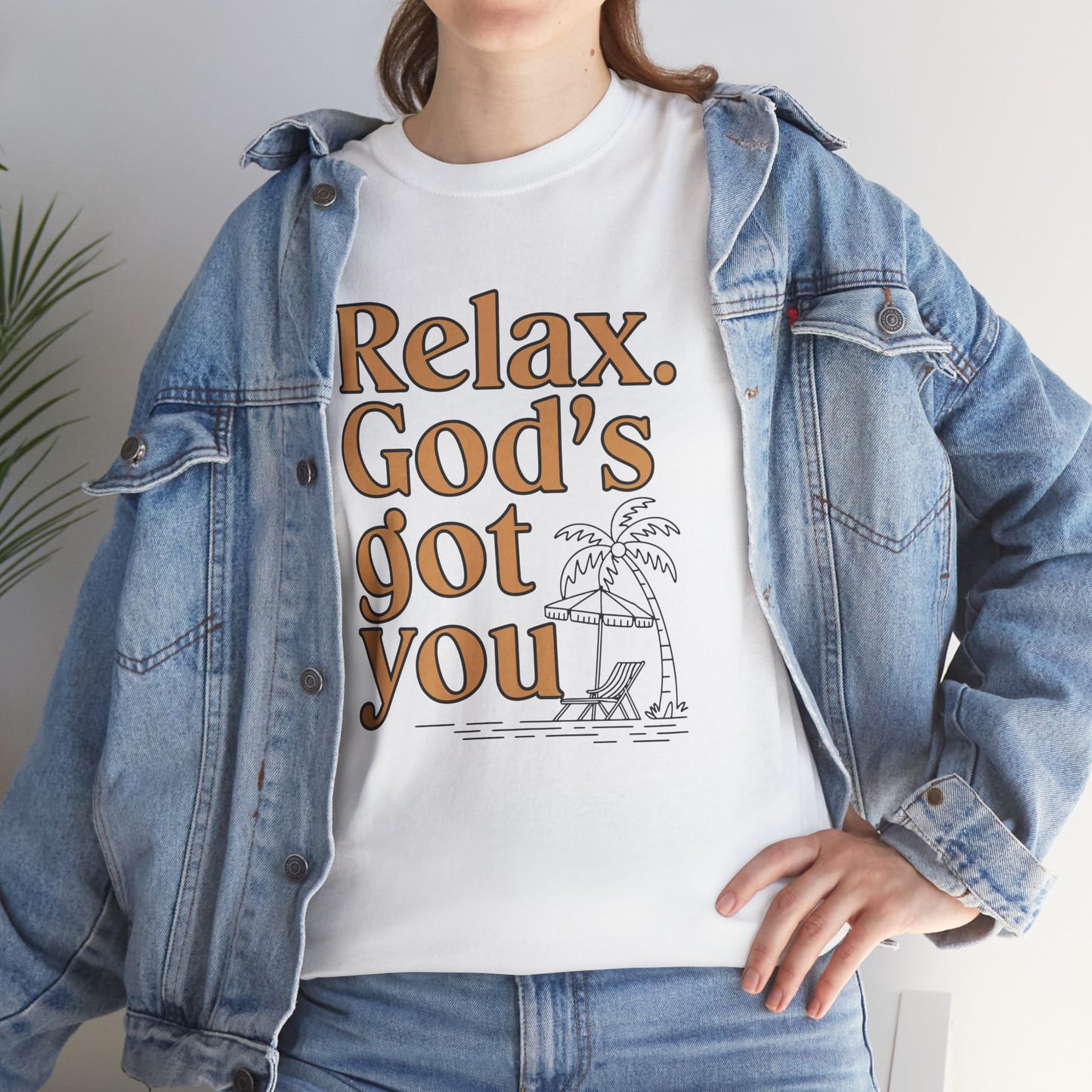 "Relax" Unisex Heavy Cotton Tee