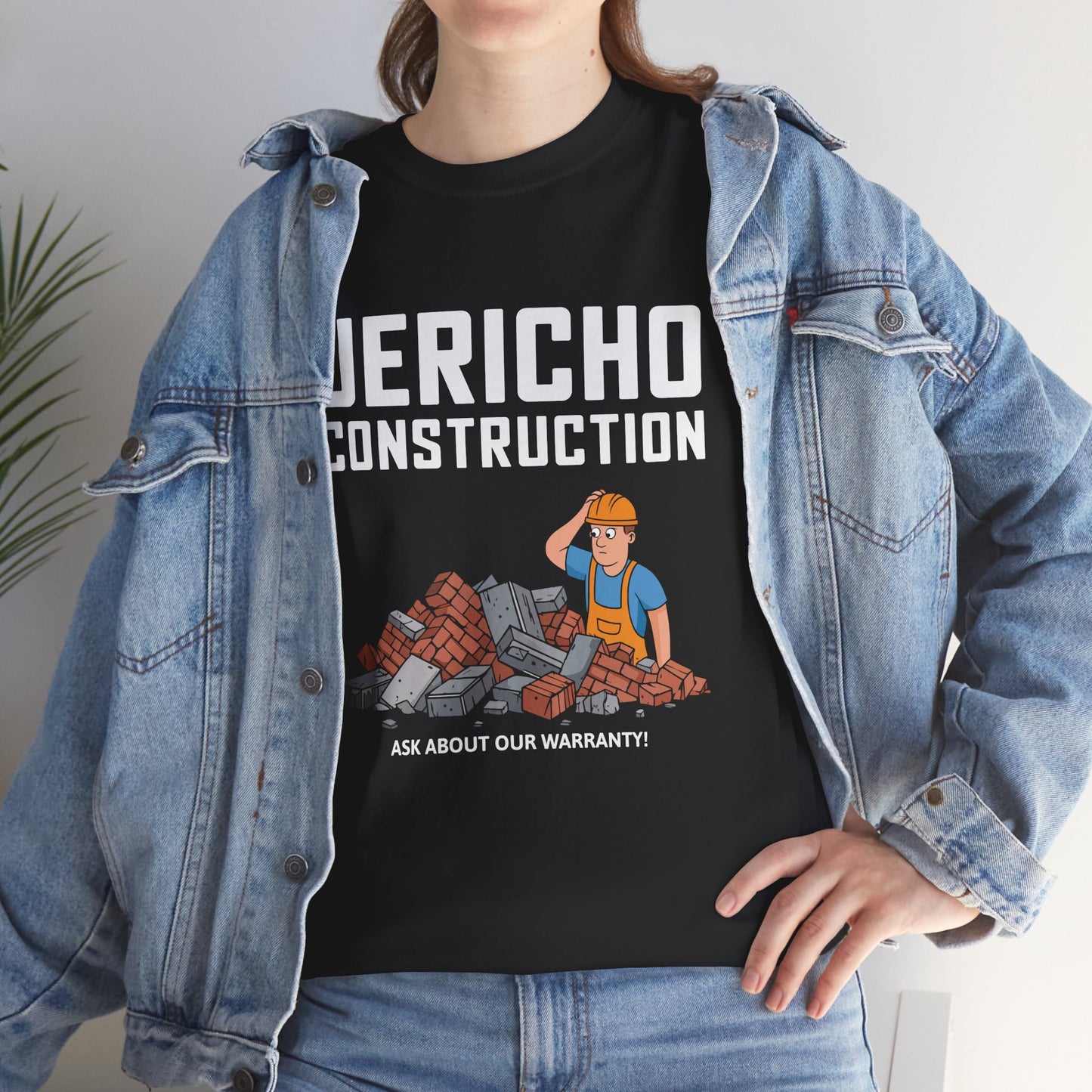 "Jericho Construction" Unisex Heavy Cotton Tee