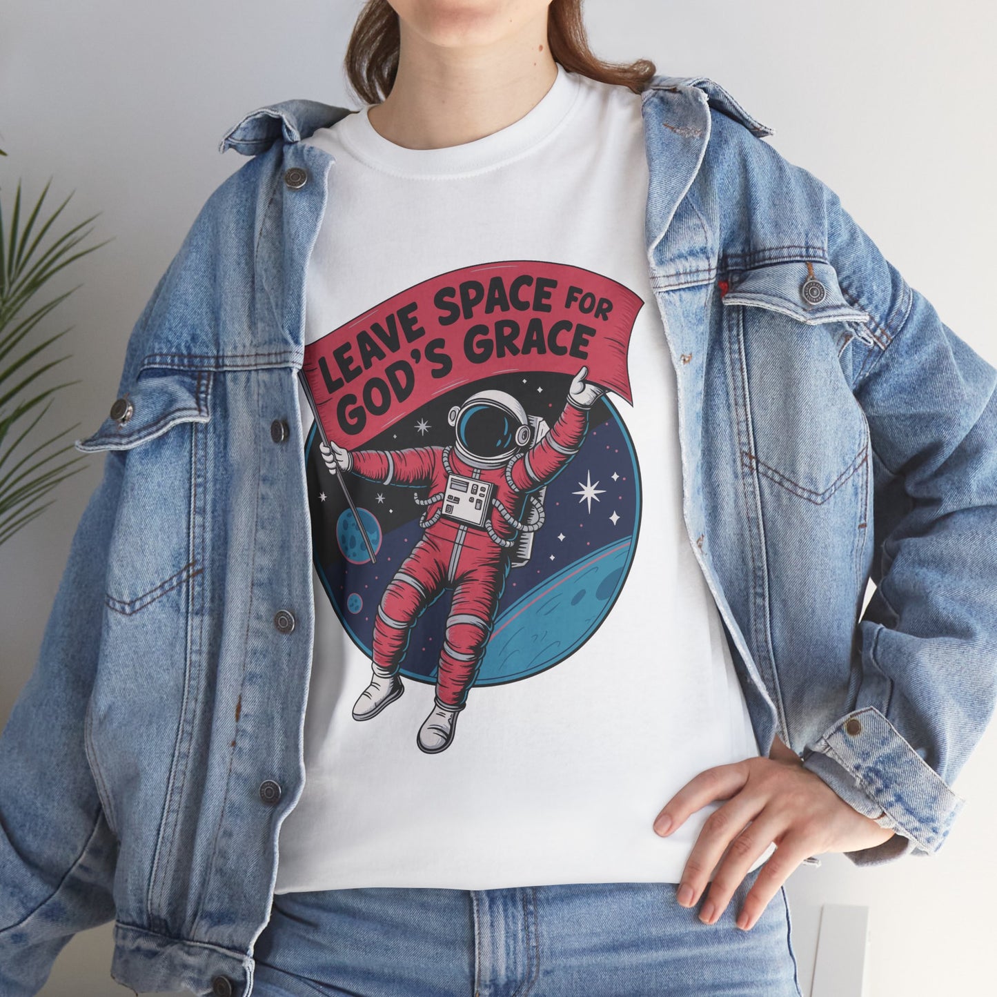 "Leave Space" Unisex Heavy Cotton Tee