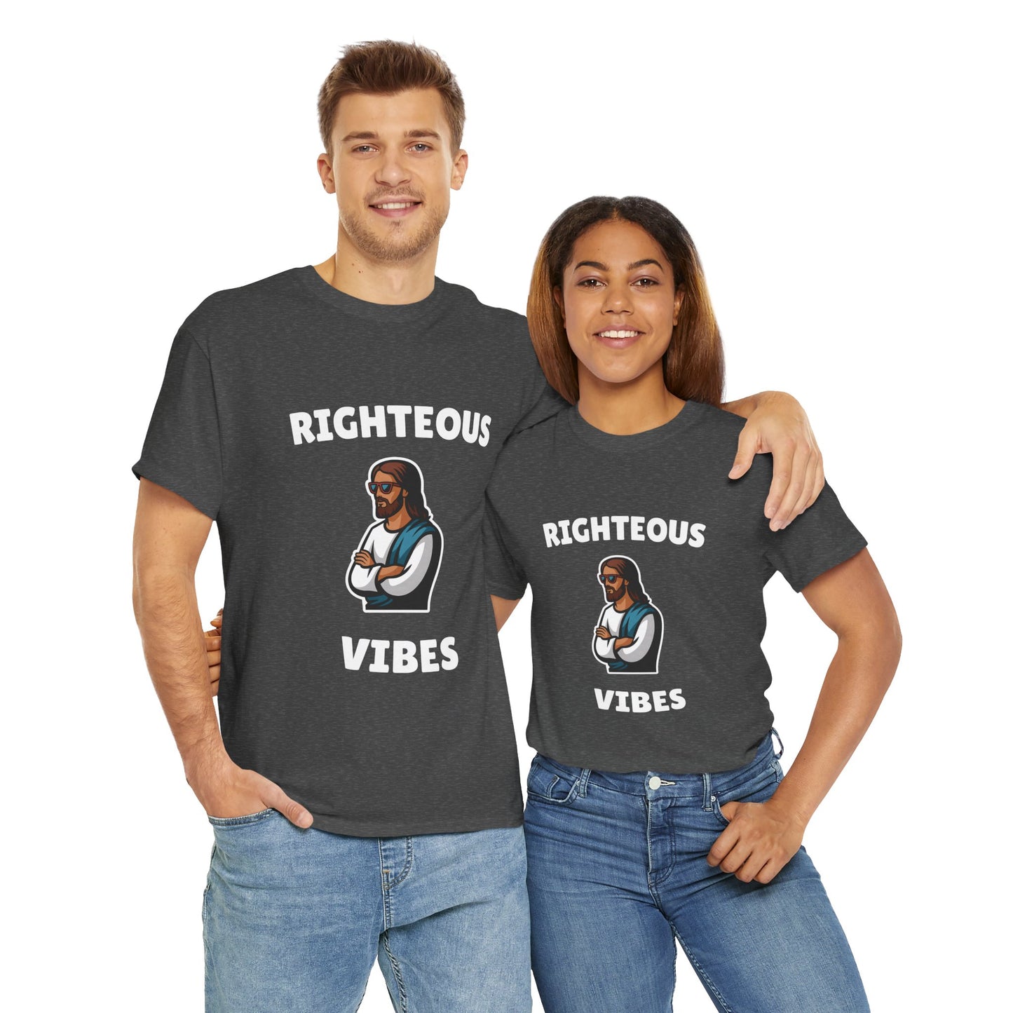 "Righteous Vibes" Unisex Heavy Cotton Tee