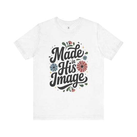 "In His Image" Women's Jersey Short Sleeve Tee