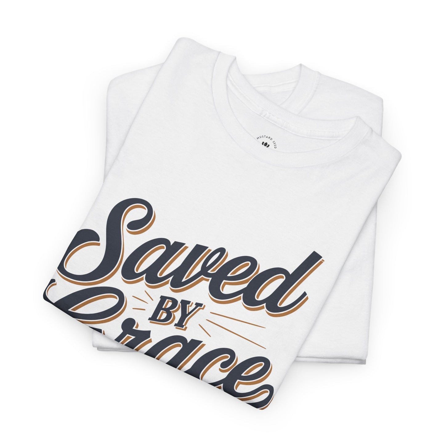 "Saved by Grace" Unisex Heavy Cotton Tee