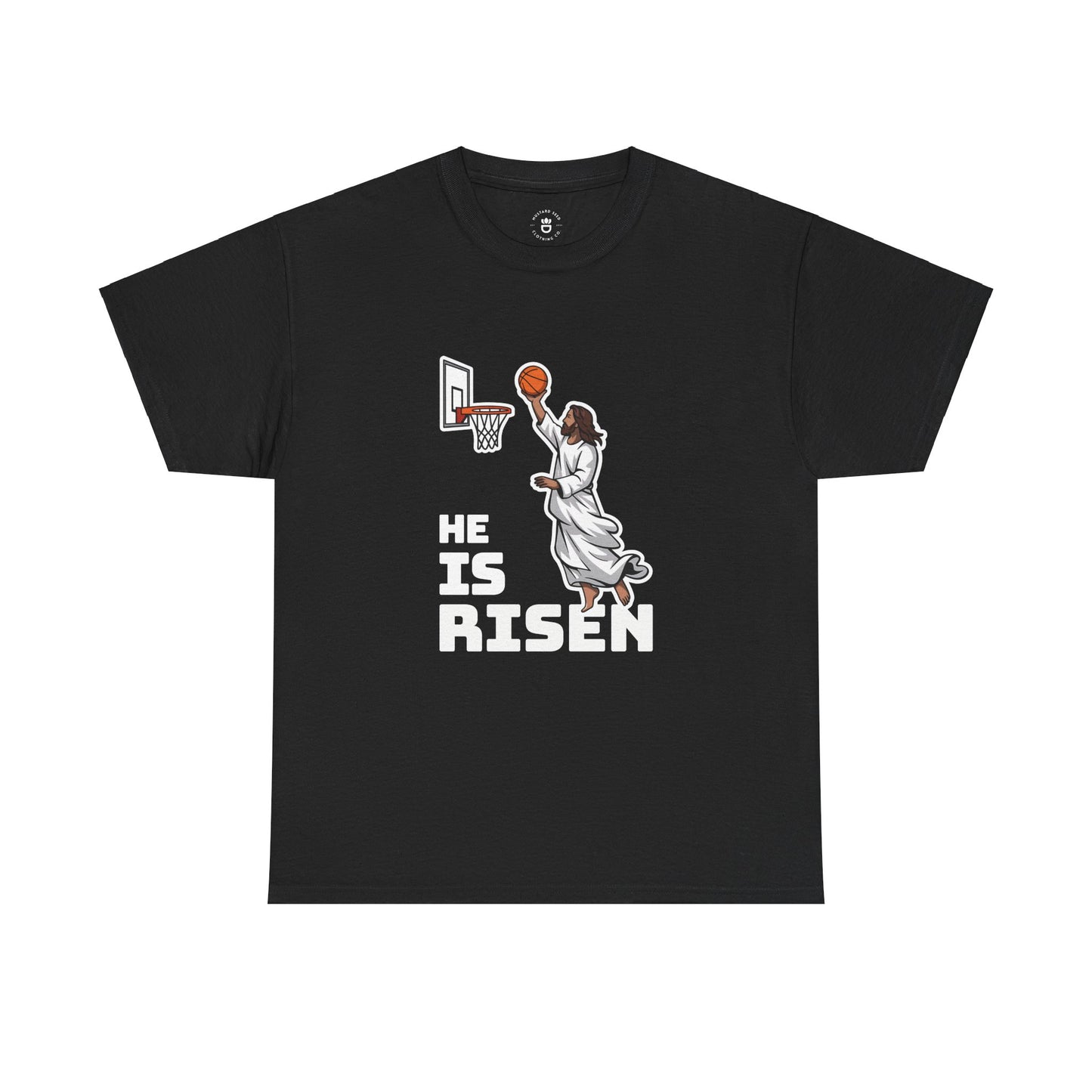 "He Is Risen" Unisex Heavy Cotton Tee