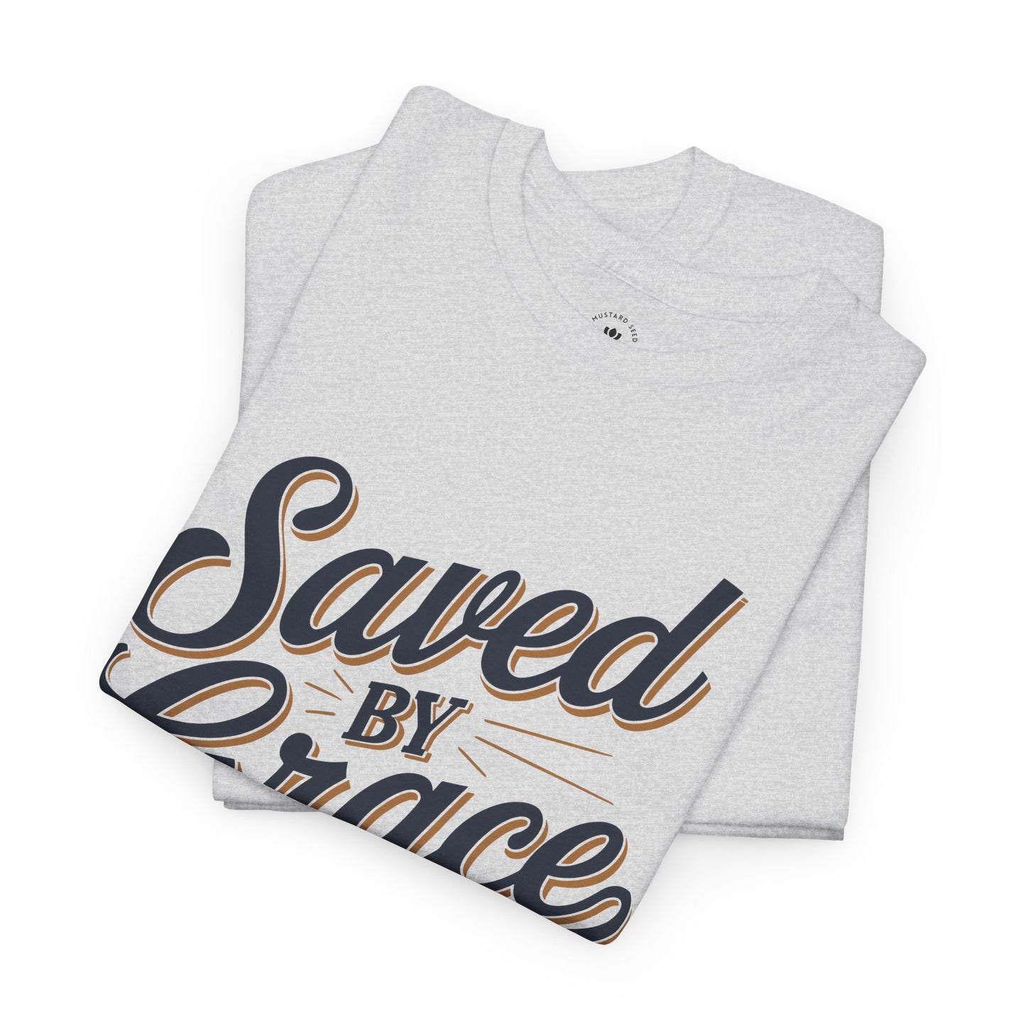 "Saved by Grace" Unisex Heavy Cotton Tee