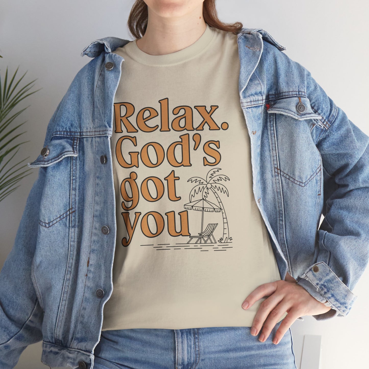 "Relax" Unisex Heavy Cotton Tee